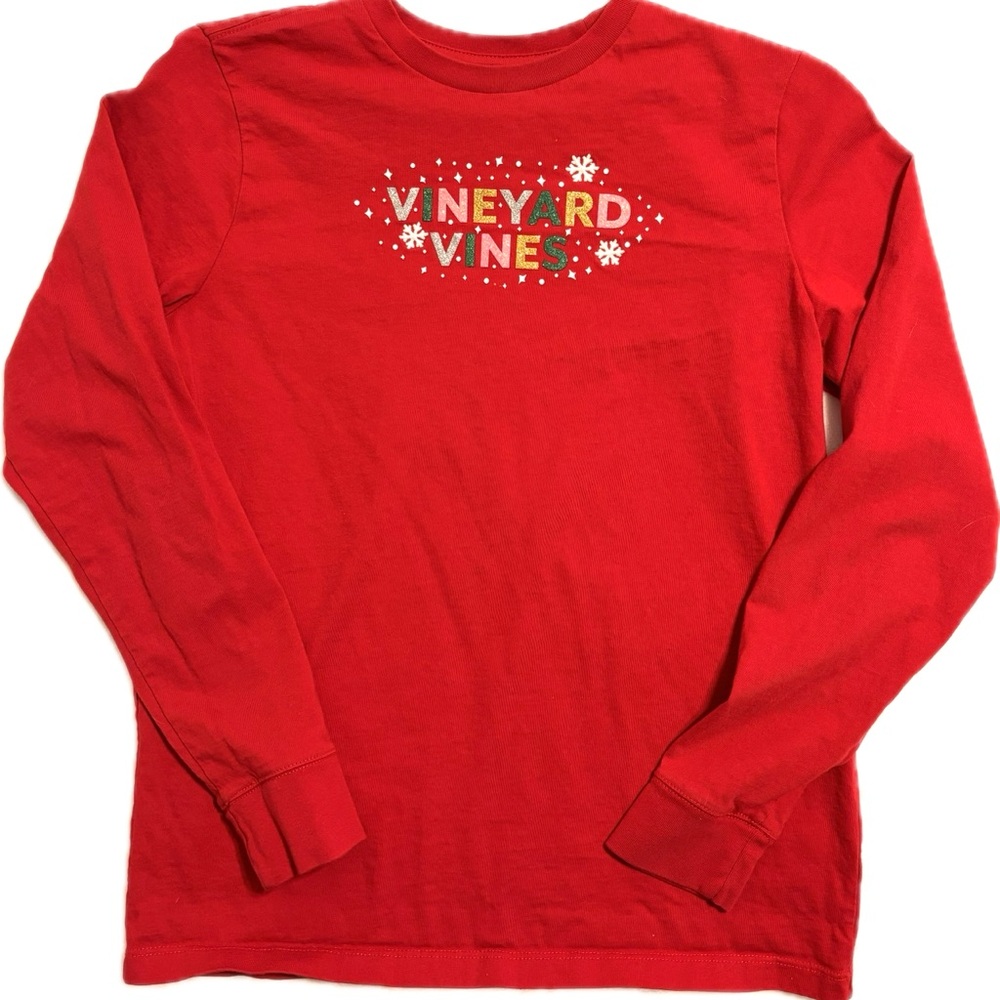 Vineyard Vines Kids Holiday Long Sleeve Tee